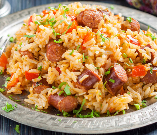 Spanish Rice With Sausage